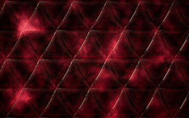 Fototapeta premium Abstract triangle shape geometry, 3d rendering.