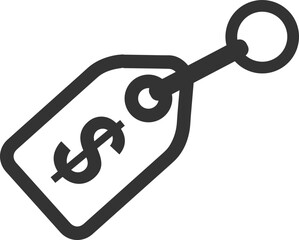 Obraz premium Price tag icon, marketing icon vector