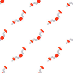 Single ratchet pattern. ratchet concept. flat trendy Vector seamless Pattern, background, wallpaper