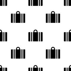Single Suitcase pattern. Suitcase concept. filled trendy Vector seamless Pattern, background, wallpaper