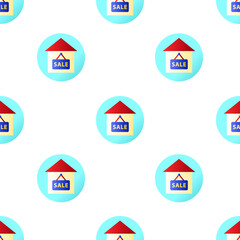 Single sale pattern. sale concept. flat trendy Vector seamless Pattern, background, wallpaper