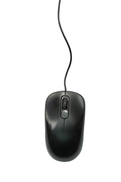 computer mouse isolated on white with clipping path