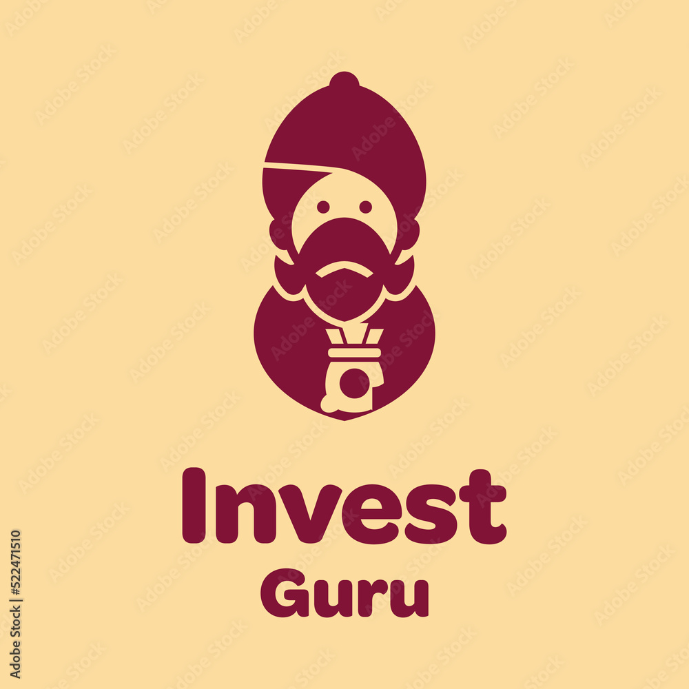 Wall mural Invest Guru Logo - Wall murals