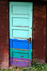 Caribbean door abstract.