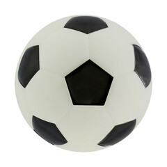 Cutout of  isolated soccer ball dog or baby soft toy with the transparent png background © NuFa Studio