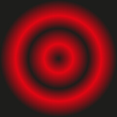 Beautiful geometric abstract multicolored background with black and red color. Background with multi-colored 3d target and copy space.