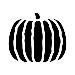 pumpkin plant glyph icon vector. pumpkin plant sign. isolated symbol illustration