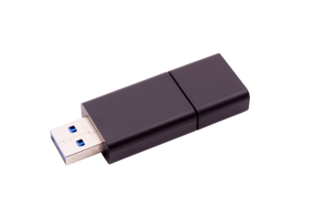 Flash Drive, Thumb drive isolated on white background with clipping path