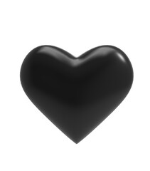 Heart icon isolated on white background.