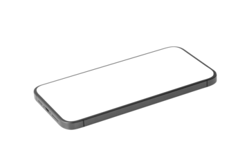 Smartphone mockup with blank screen, Can use mock-up for your application or website design project.