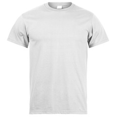 Grey T shirt mockup used as design template, Cutout.