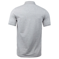 Grey polo shirts mockup, Cutout.