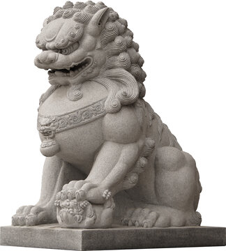 Foo Fu dog or chinese guardian lion.