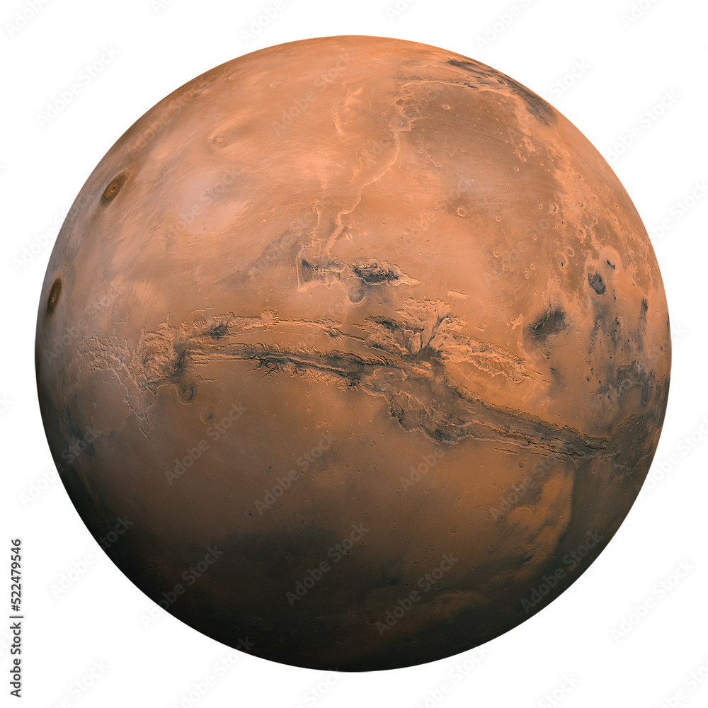 Sticker mars. elements of this image furnished by nasa.