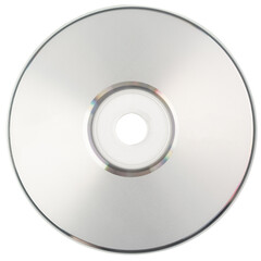 Realistic white cd template mockup, Cutout. - obrazy, fototapety, plakaty