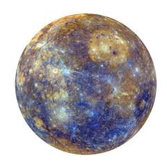 Mercury. Elements of this image furnished by NASA.
