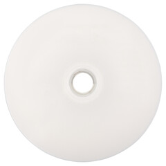 Realistic white cd template mockup, Cutout.