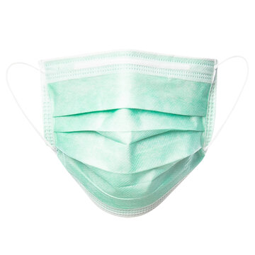 Medical Mask Or Surgical Mask Mockup, Cutout.