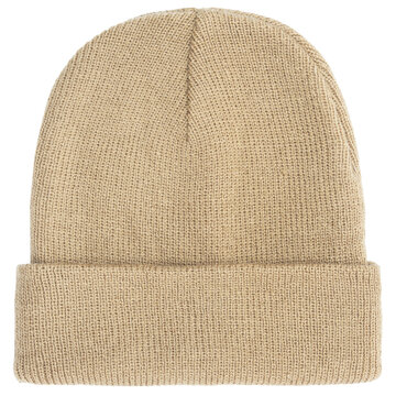 Bage beanie winter hat mockup, Cutout.