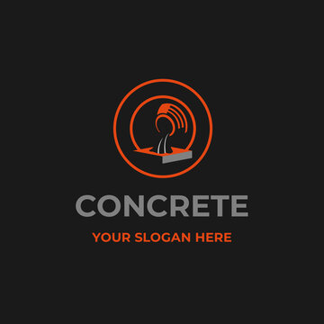 Concrete Company Logo Template