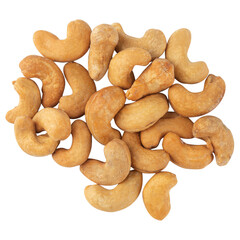 Cashew nuts mockup, Cutout.
