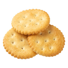 Cracker cookies mockup, Cutout.