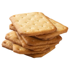 Cracker cookies mockup, Cutout.