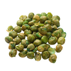 Salted green peas mockup, Cutout.