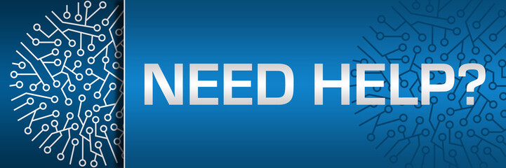 Need Help Blue Left Circuit Circular Horizontal 