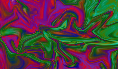 Abstract colorful liquid and wavy background illustration.