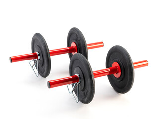 Super giant sports, gym. bodybuilding. Dumbbell.