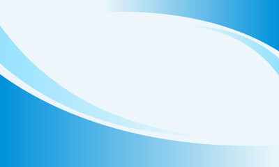 Obraz premium Blue curve background. Simple blue curve background for business. Applicable for Presentation, Covers, Placards, Posters and Banner