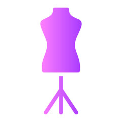 mannequin gradient icon