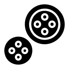 button glyph icon