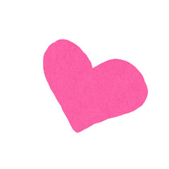 Pink heart watercolor
