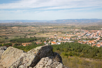 Fototapeta na wymiar View from Castelo Rodrigo Castle, Portugal