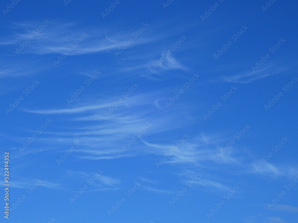 Wall mural cloud in blue sky background