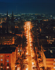 City at night - obrazy, fototapety, plakaty