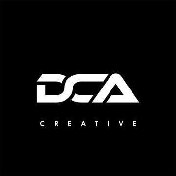 DCA Letter Initial Logo Design Template Vector Illustration
