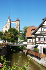 Old town in Esslingen am Neckar, Baden Wuerttemberg, Germany