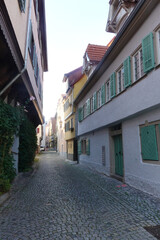 Fototapeta na wymiar Old town in Esslingen am Neckar, Baden Wuerttemberg, Germany