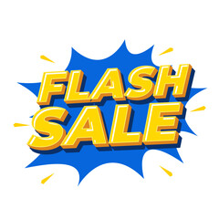 Fototapeta na wymiar Flash Sale Shopping Poster or banner. Flash Sales banner template design for social media and website.Special Offer Flash Sale campaign.