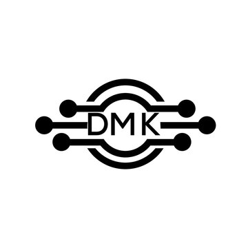 DMK letter logo. DMK best white background vector image. DMK Monogram logo design for entrepreneur and business.
