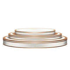 podium display Stages and showcase PNG studio kits for displaying 3D illustrated products