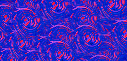 Fototapeta premium Blue abstract background. Blue dynamic shape background 