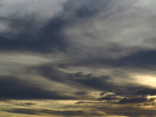 view of cloud in sky at sunset, natural background
