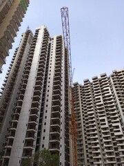 under construction residential building project