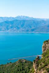 Scenic view from Yemma Gouraya National Park in Bejaia, Algeria