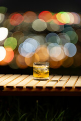 夜景とウイスキー
