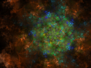 Imaginatory fractal abstract background Image
